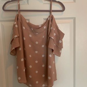 Off the shoulder top.